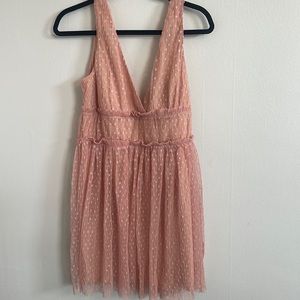 Lush, Dried Rose Mini Dress!